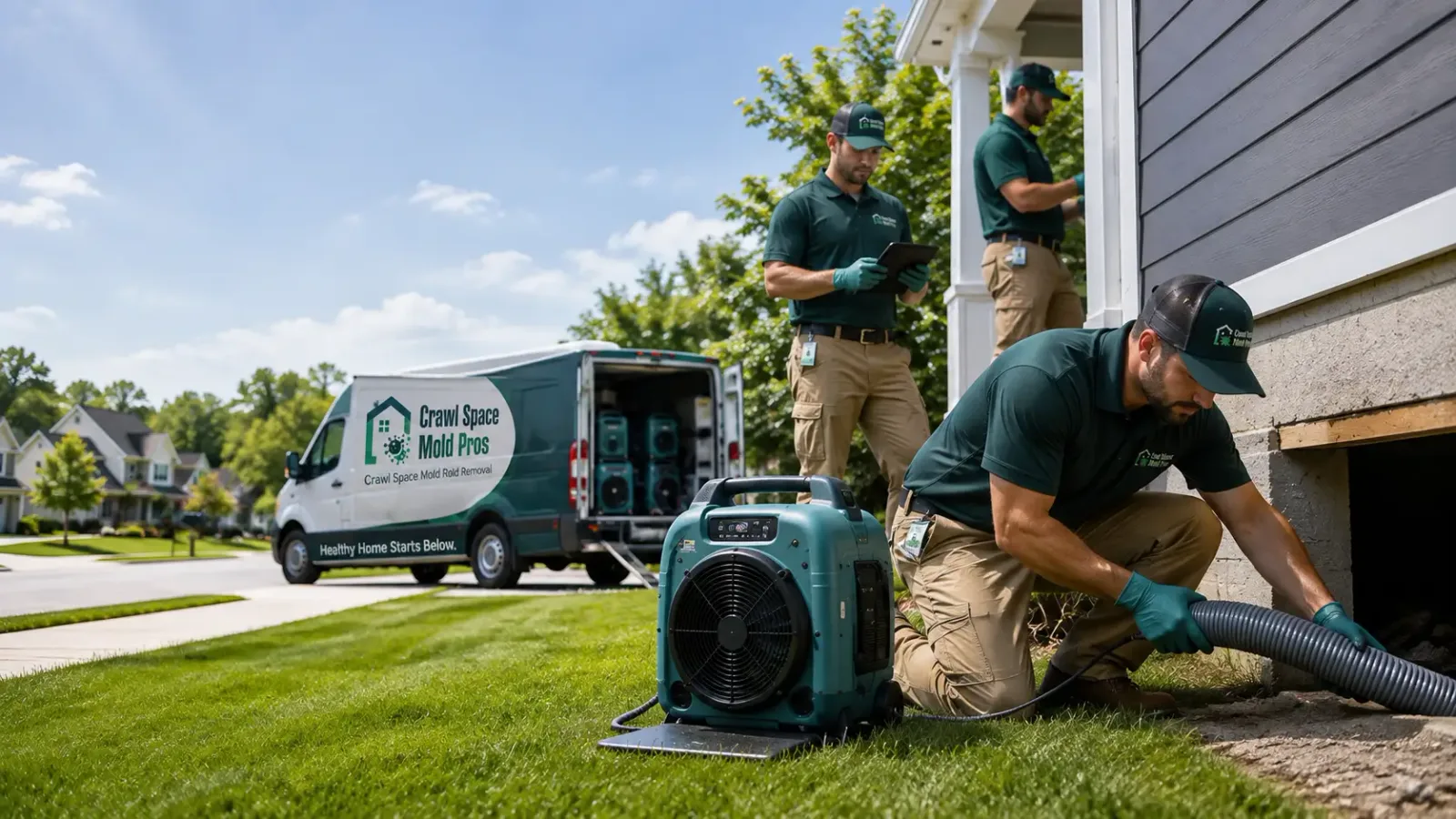 Crawl Space Mold Removal in New England, ND